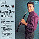 Jon Mannase Plays Clarinet Music