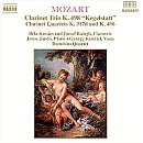 Mozart: Clarinet Trio, 'Kegelstatt' - Clarinet Quartets