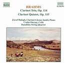Brahms Clarinet Trio and Quintet. József Balogh